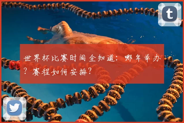 世界杯比赛时间全知道：哪年举办？赛程如何安排？