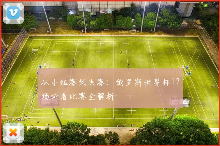 从小组赛到决赛:俄罗斯世界杯17场必看比赛全解析