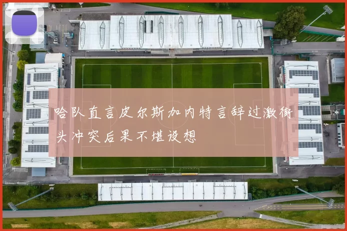 哈队直言皮尔斯加内特言辞过激街头冲突后果不堪设想