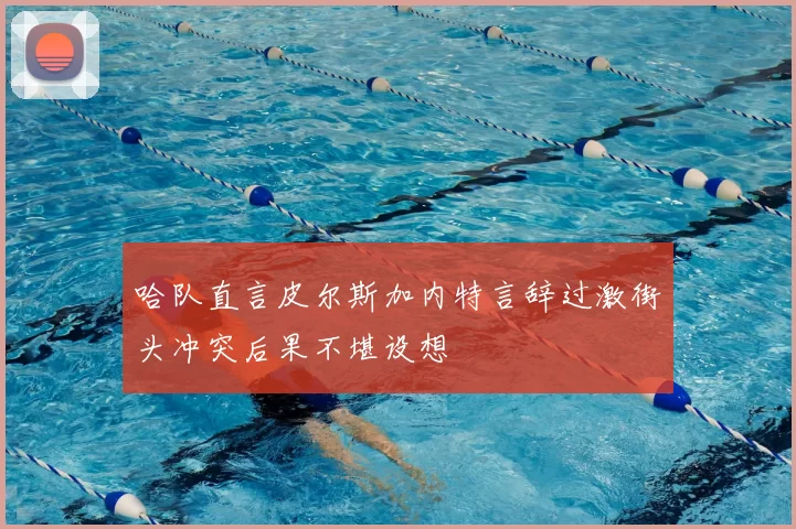 哈队直言皮尔斯加内特言辞过激街头冲突后果不堪设想